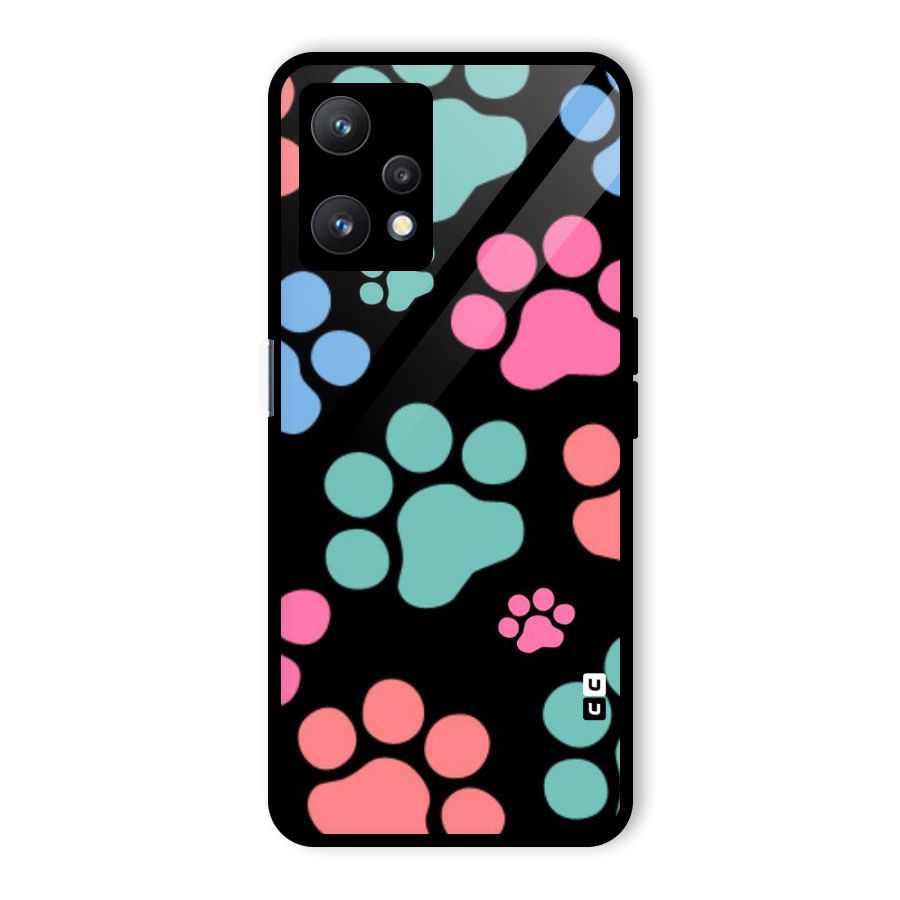 Puppy Paws Glass Back Case for Realme 9 Pro 5G