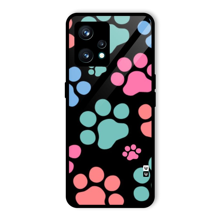 Puppy Paws Glass Back Case for Realme 9 Pro Plus 5G