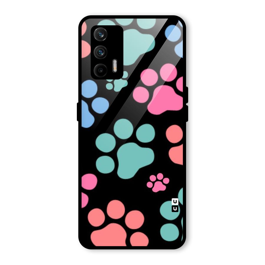 Puppy Paws Glass Back Case for Realme GT 5G