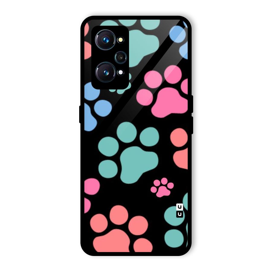 Puppy Paws Glass Back Case for Realme GT Neo2