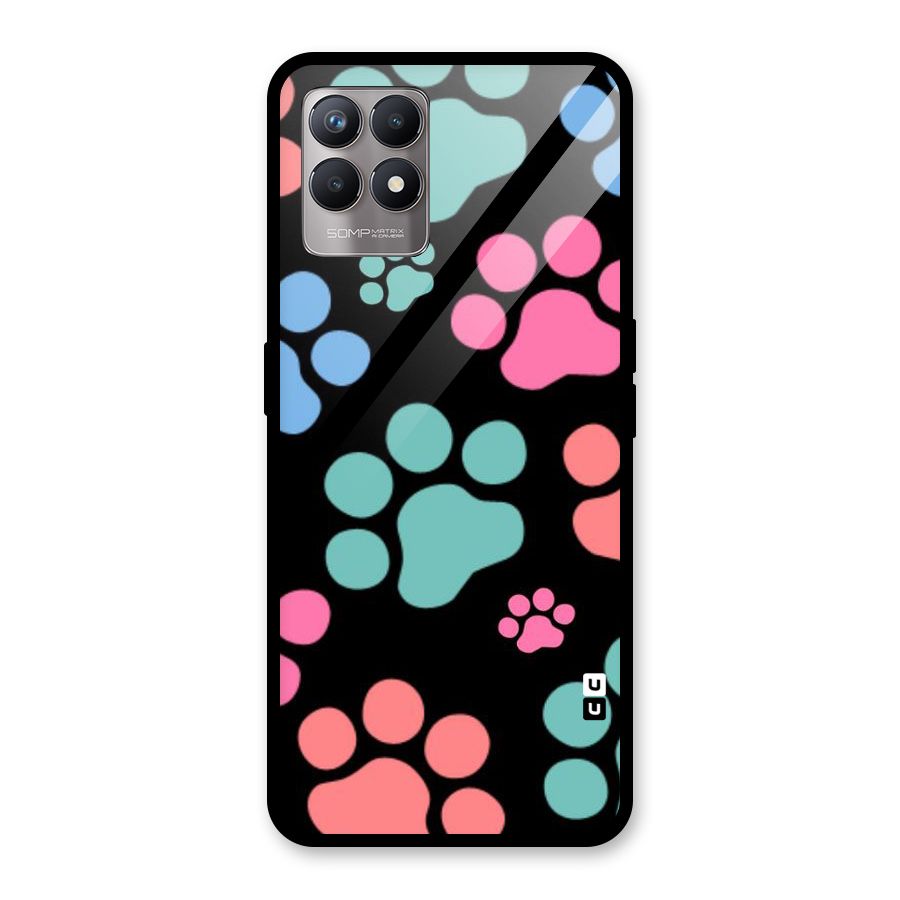 Puppy Paws Glass Back Case for Realme Narzo 50