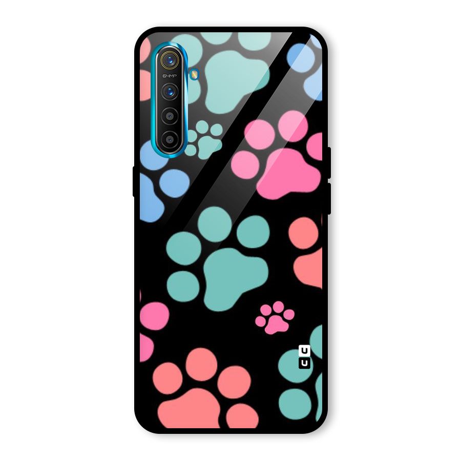Puppy Paws Glass Back Case for Realme X2