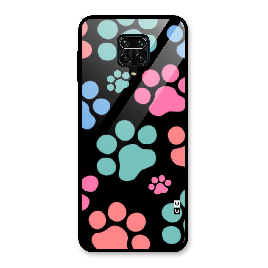 Puppy Paws Glass Back Case for Redmi Note 10 Lite