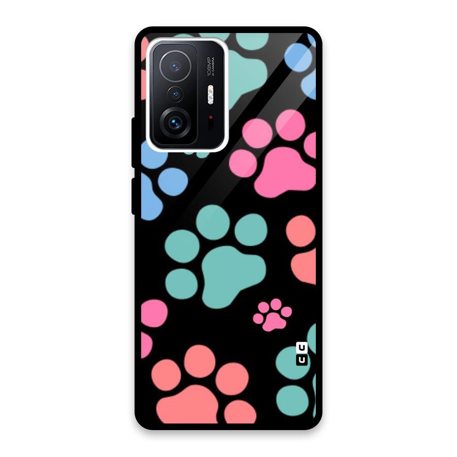 Puppy Paws Glass Back Case for Xiaomi 11T Pro