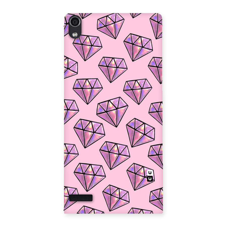 Purple Diamond Designs Back Case for Ascend P6
