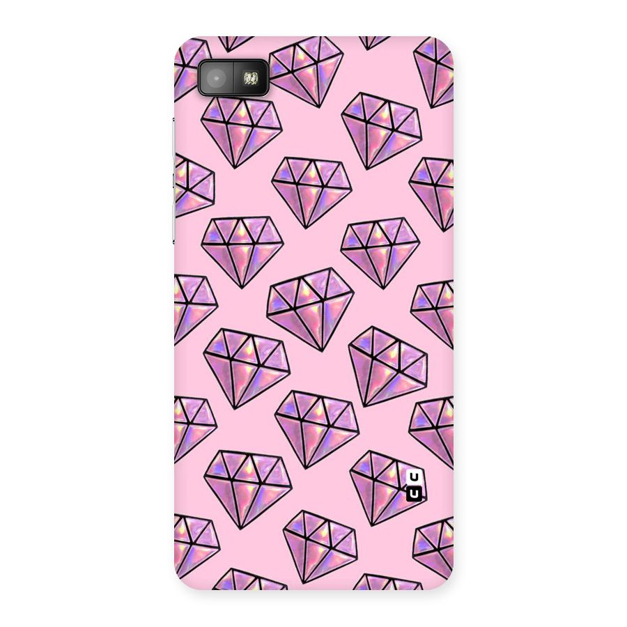 Purple Diamond Designs Back Case for Blackberry Z10