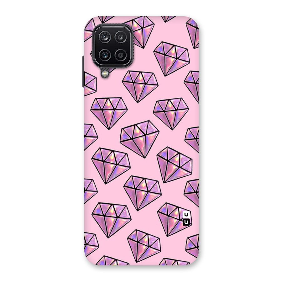 Purple Diamond Designs Back Case for Galaxy A12