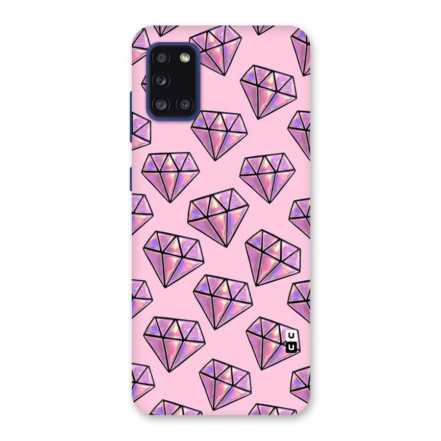 Purple Diamond Designs Back Case for Galaxy A31