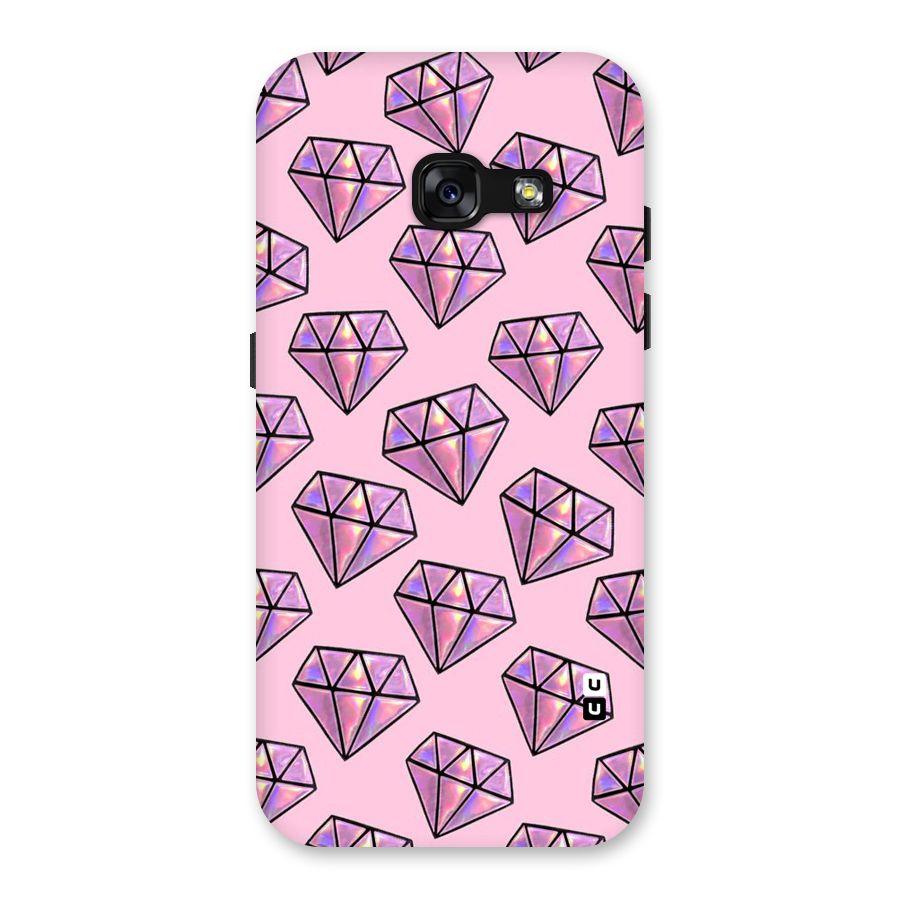 Purple Diamond Designs Back Case for Galaxy A3 (2017)