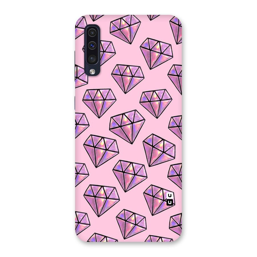Purple Diamond Designs Back Case for Galaxy A50s