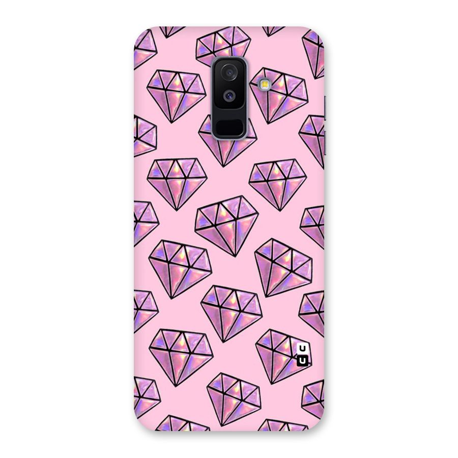 Purple Diamond Designs Back Case for Galaxy A6 Plus