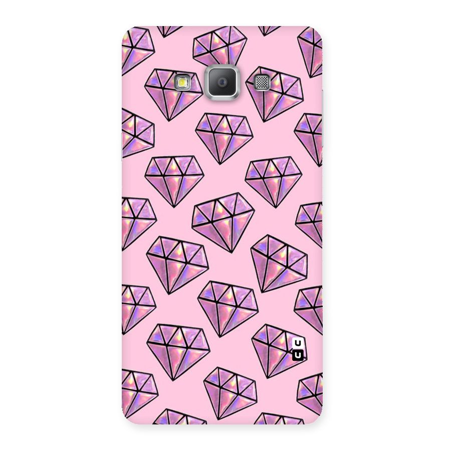 Purple Diamond Designs Back Case for Galaxy A7
