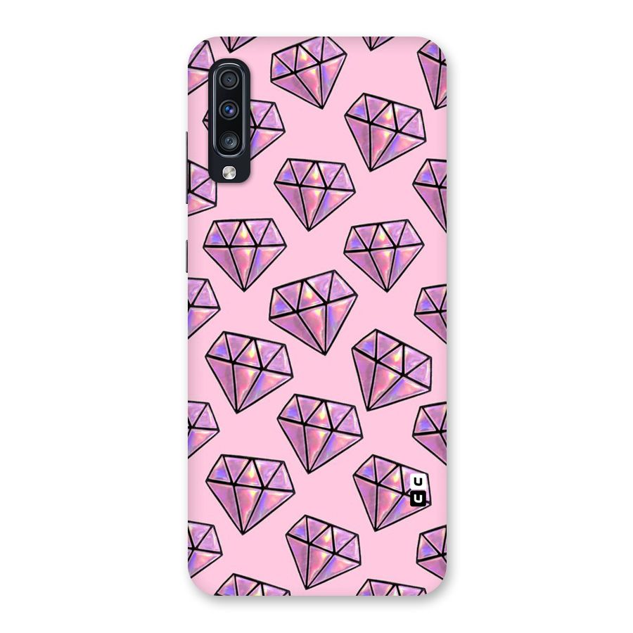 Purple Diamond Designs Back Case for Galaxy A70s