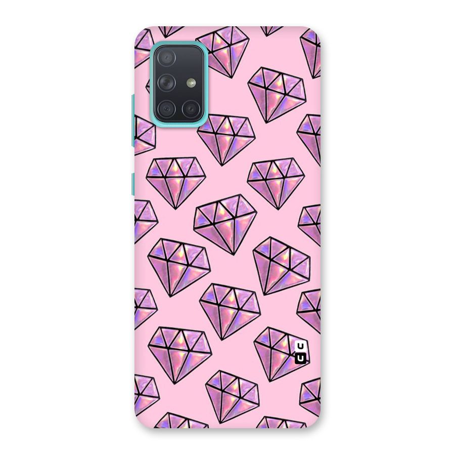 Purple Diamond Designs Back Case for Galaxy A71