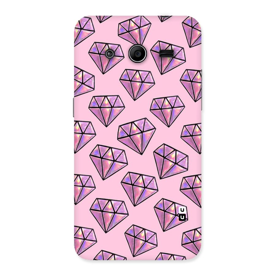 Purple Diamond Designs Back Case for Galaxy Core 2