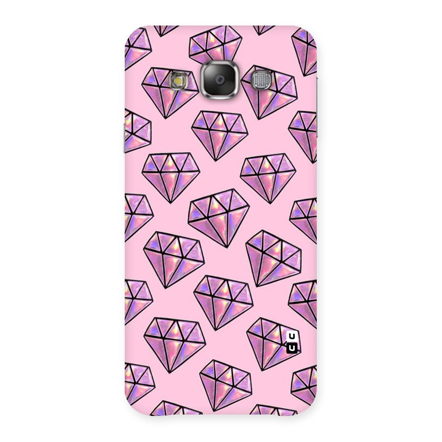 Purple Diamond Designs Back Case for Galaxy E7