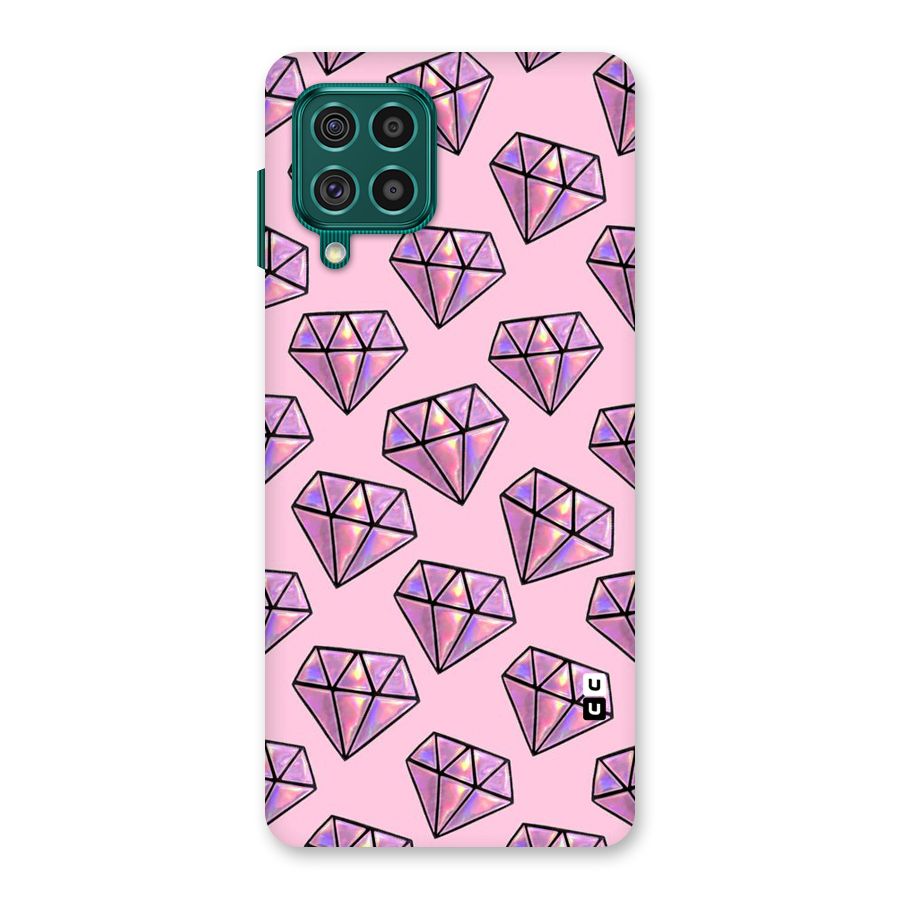 Purple Diamond Designs Back Case for Galaxy F62