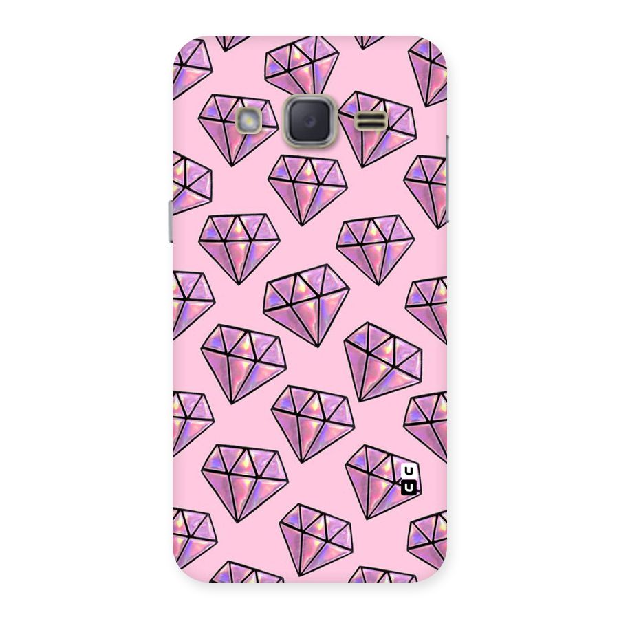 Purple Diamond Designs Back Case for Galaxy J2