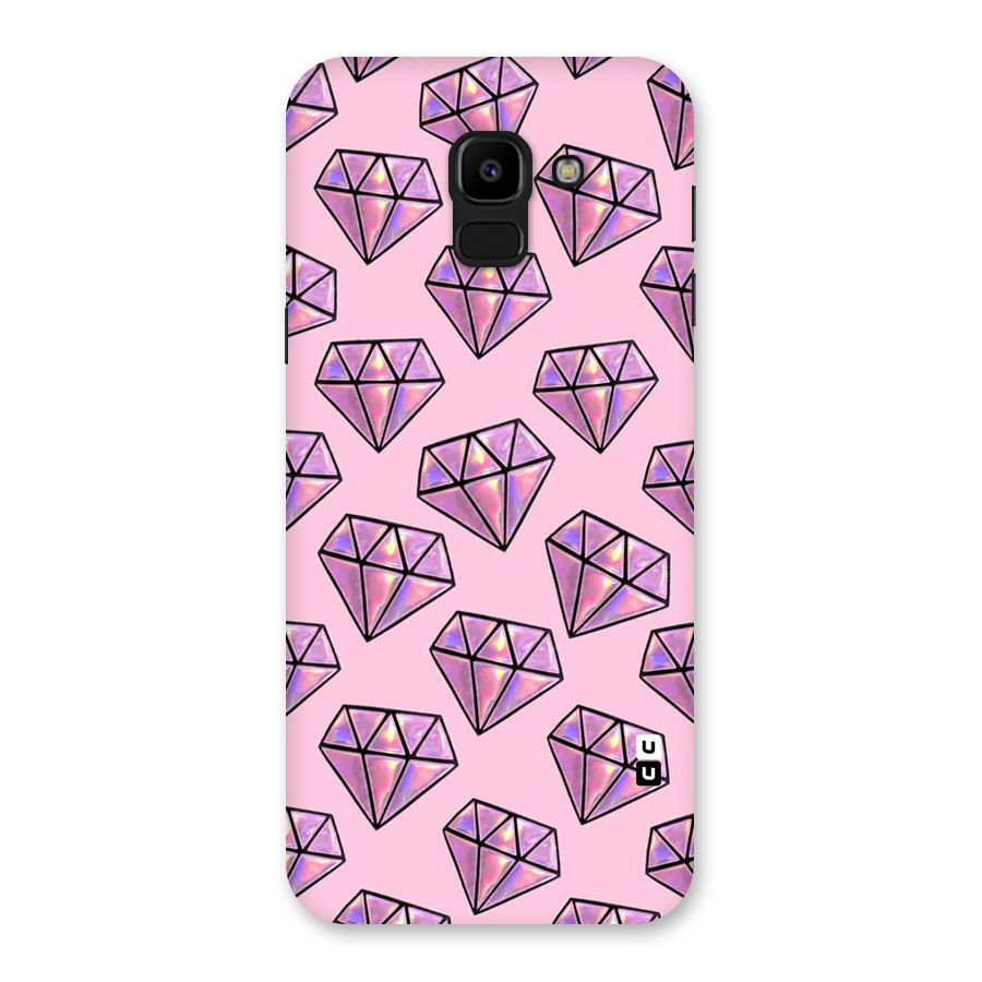 Purple Diamond Designs Back Case for Galaxy J6