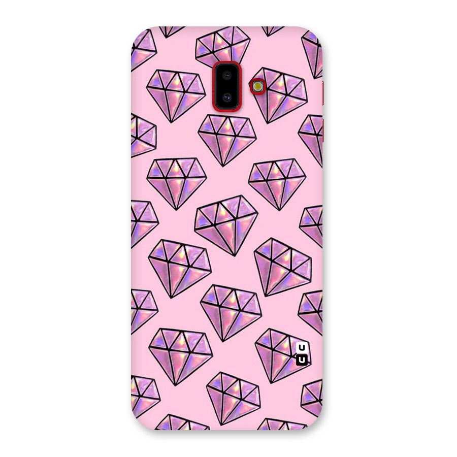 Purple Diamond Designs Back Case for Galaxy J6 Plus