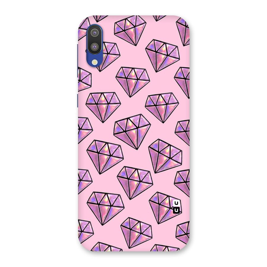 Purple Diamond Designs Back Case for Galaxy M10