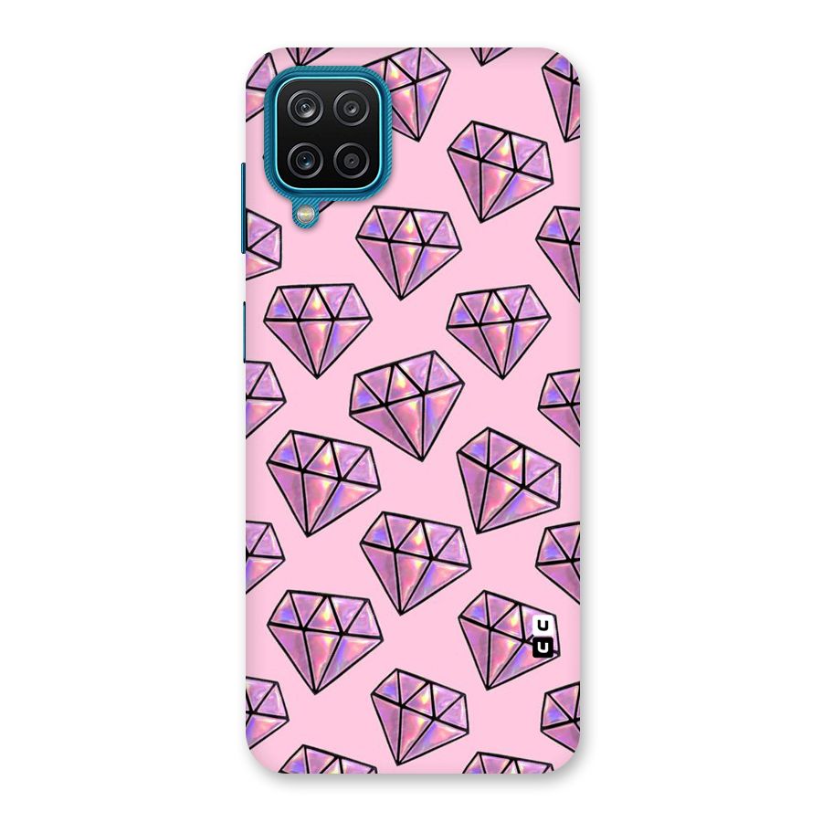 Purple Diamond Designs Back Case for Galaxy M12