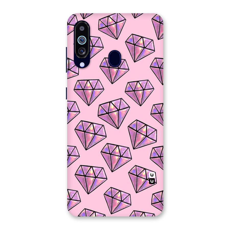 Purple Diamond Designs Back Case for Galaxy M40