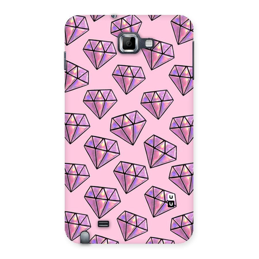 Purple Diamond Designs Back Case for Galaxy Note