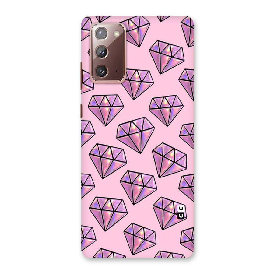 Purple Diamond Designs Back Case for Galaxy Note 20