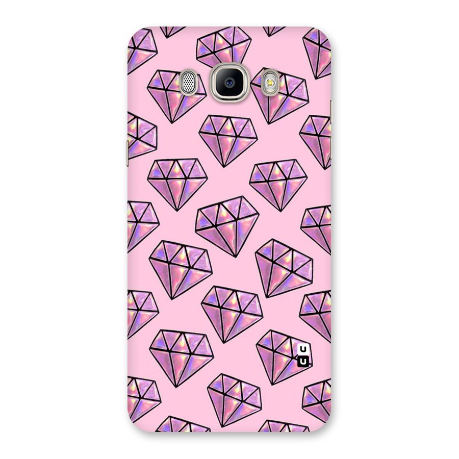 Purple Diamond Designs Back Case for Galaxy On8