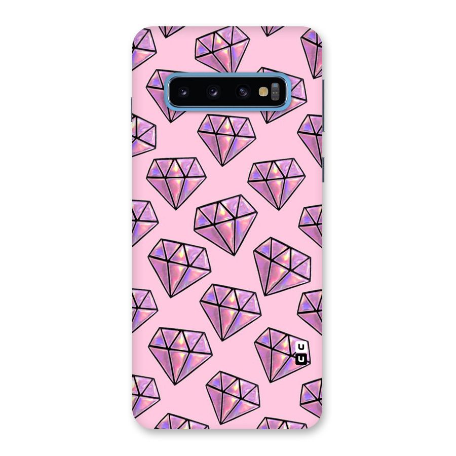 Purple Diamond Designs Back Case for Galaxy S10