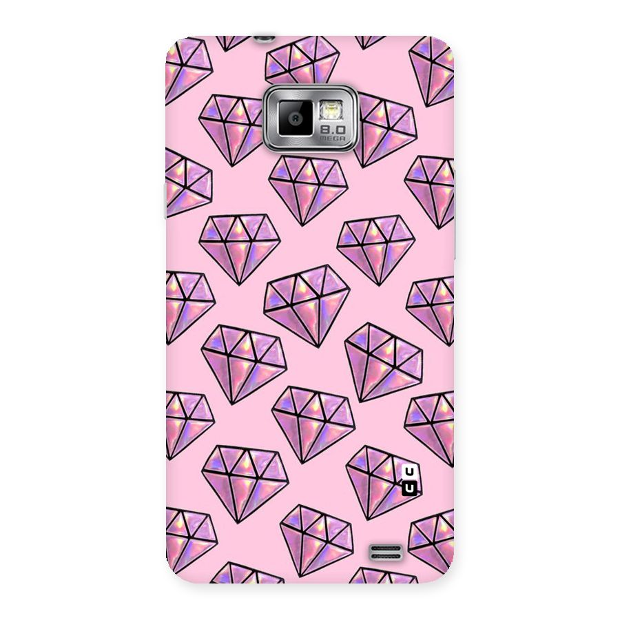 Purple Diamond Designs Back Case for Galaxy S2