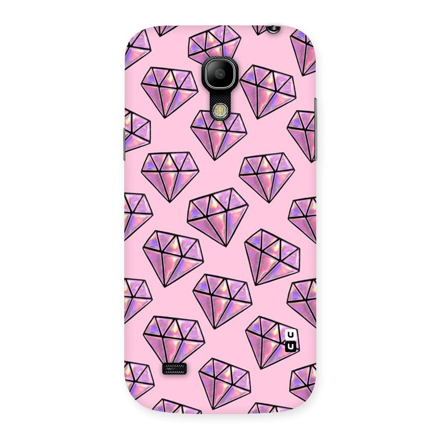 Purple Diamond Designs Back Case for Galaxy S4 Mini