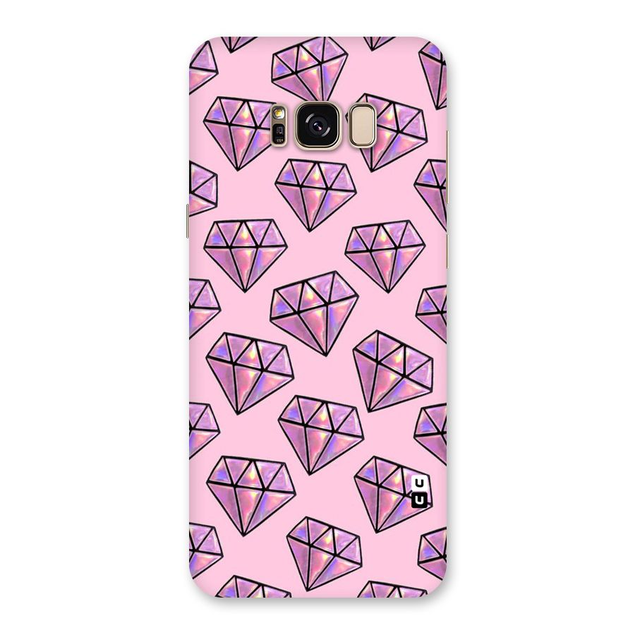 Purple Diamond Designs Back Case for Galaxy S8 Plus