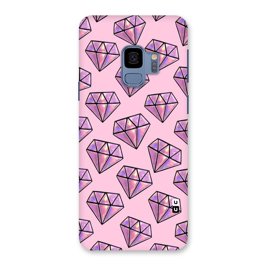 Purple Diamond Designs Back Case for Galaxy S9