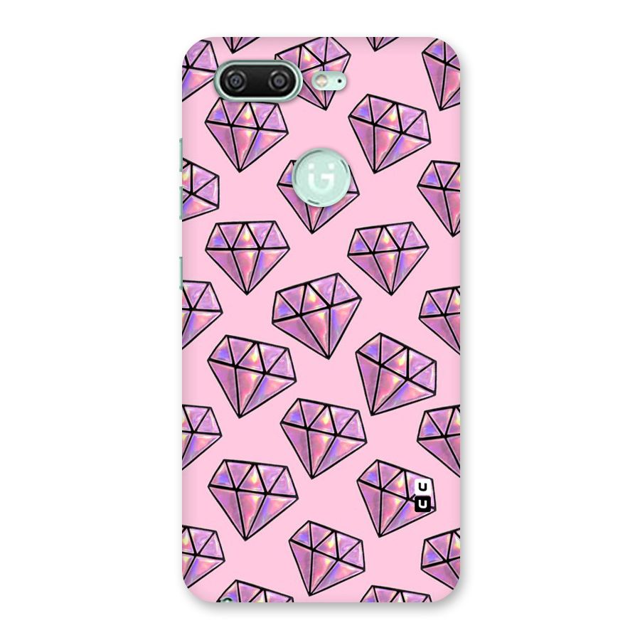 Purple Diamond Designs Back Case for Gionee S10