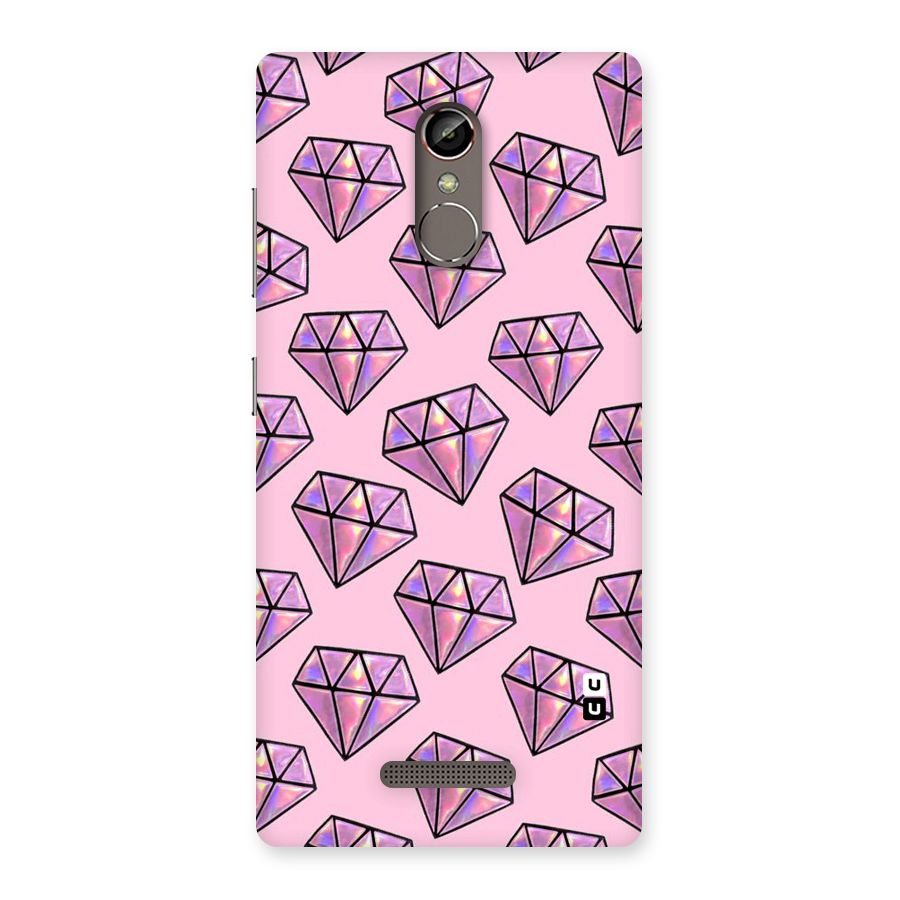 Purple Diamond Designs Back Case for Gionee S6s
