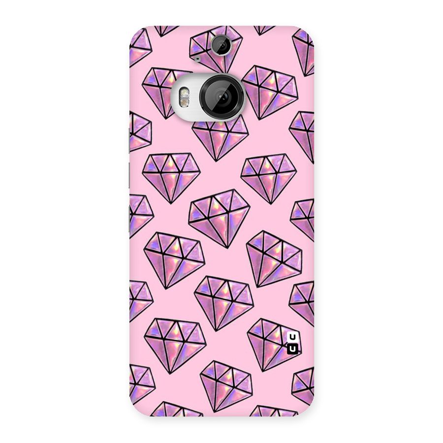 Purple Diamond Designs Back Case for HTC One M9 Plus