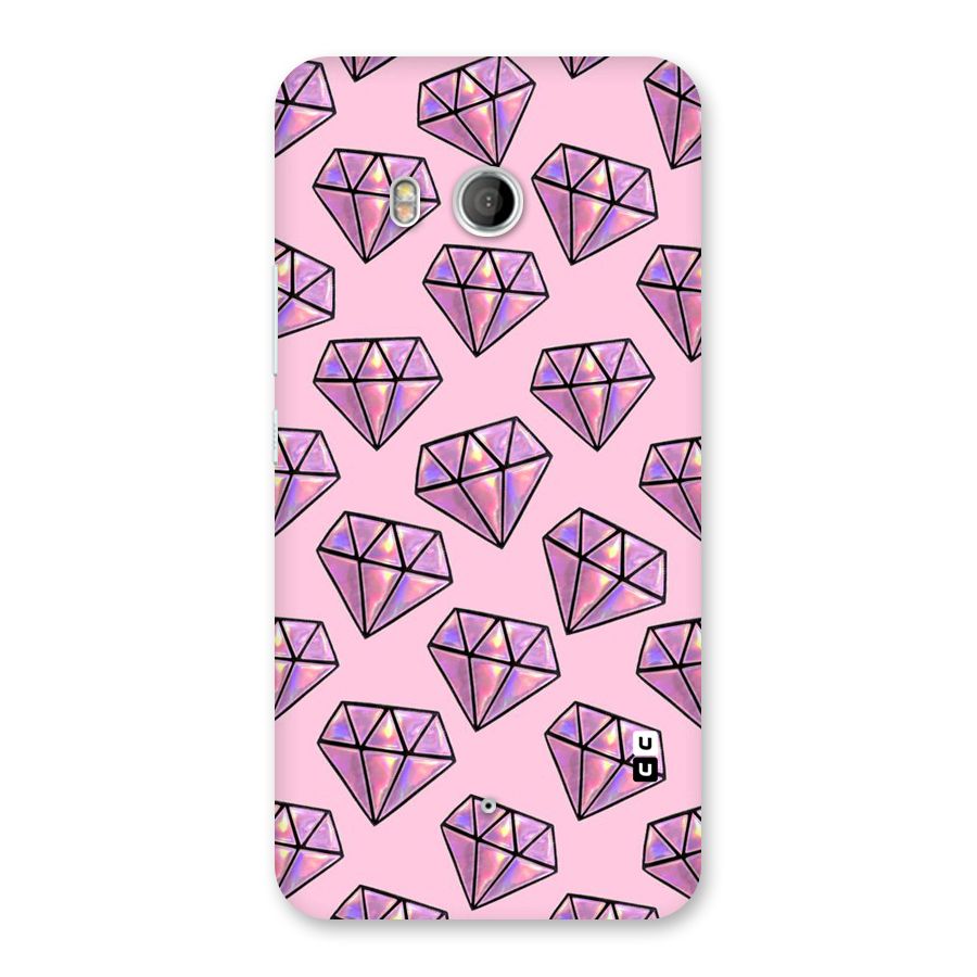 Purple Diamond Designs Back Case for HTC U11