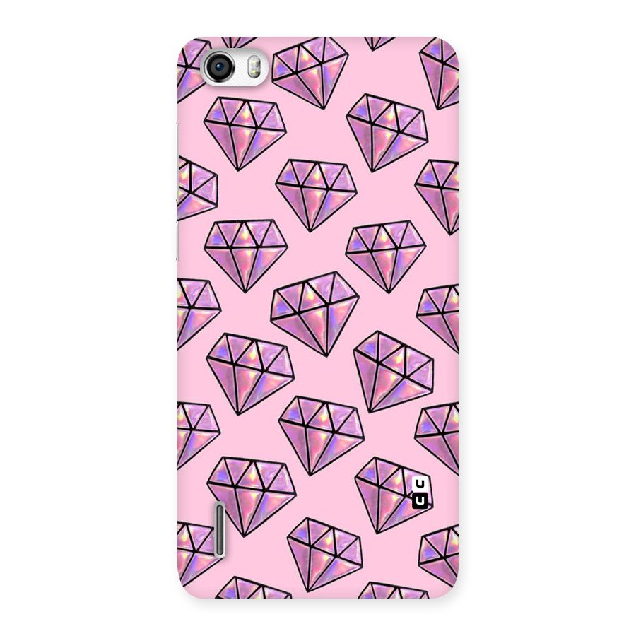 Purple Diamond Designs Back Case for Honor 6
