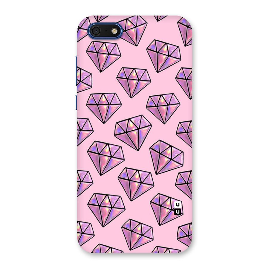 Purple Diamond Designs Back Case for Honor 7s