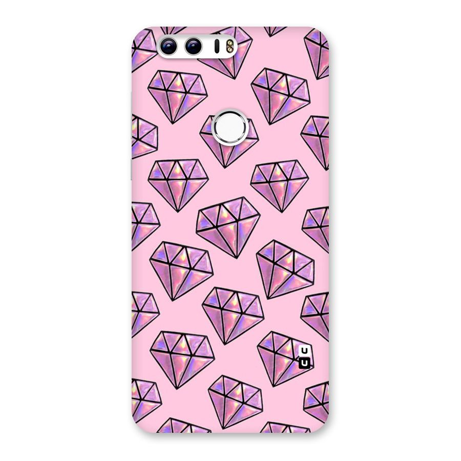 Purple Diamond Designs Back Case for Honor 8