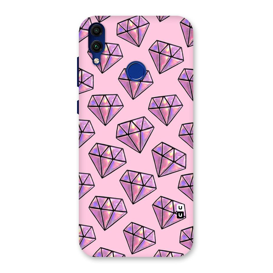 Purple Diamond Designs Back Case for Honor 8C