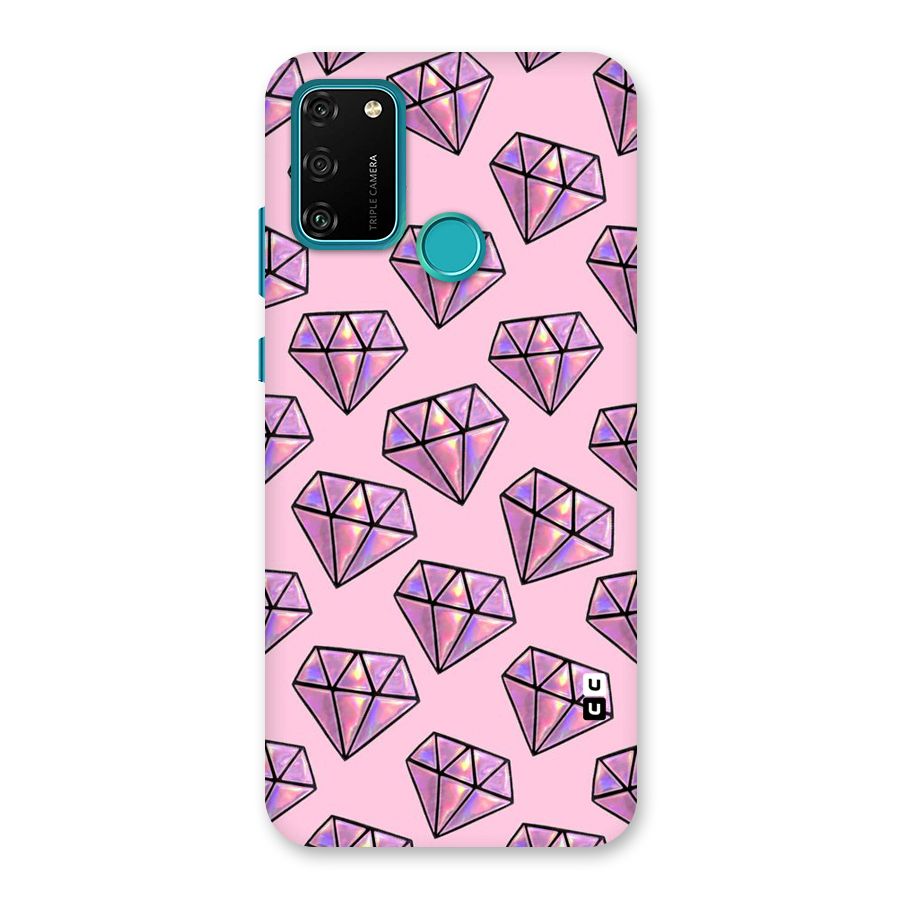 Purple Diamond Designs Back Case for Honor 9A