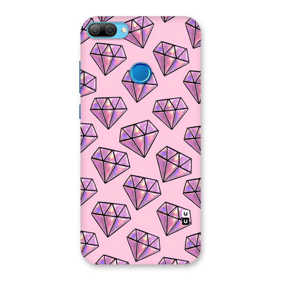 Purple Diamond Designs Back Case for Honor 9N