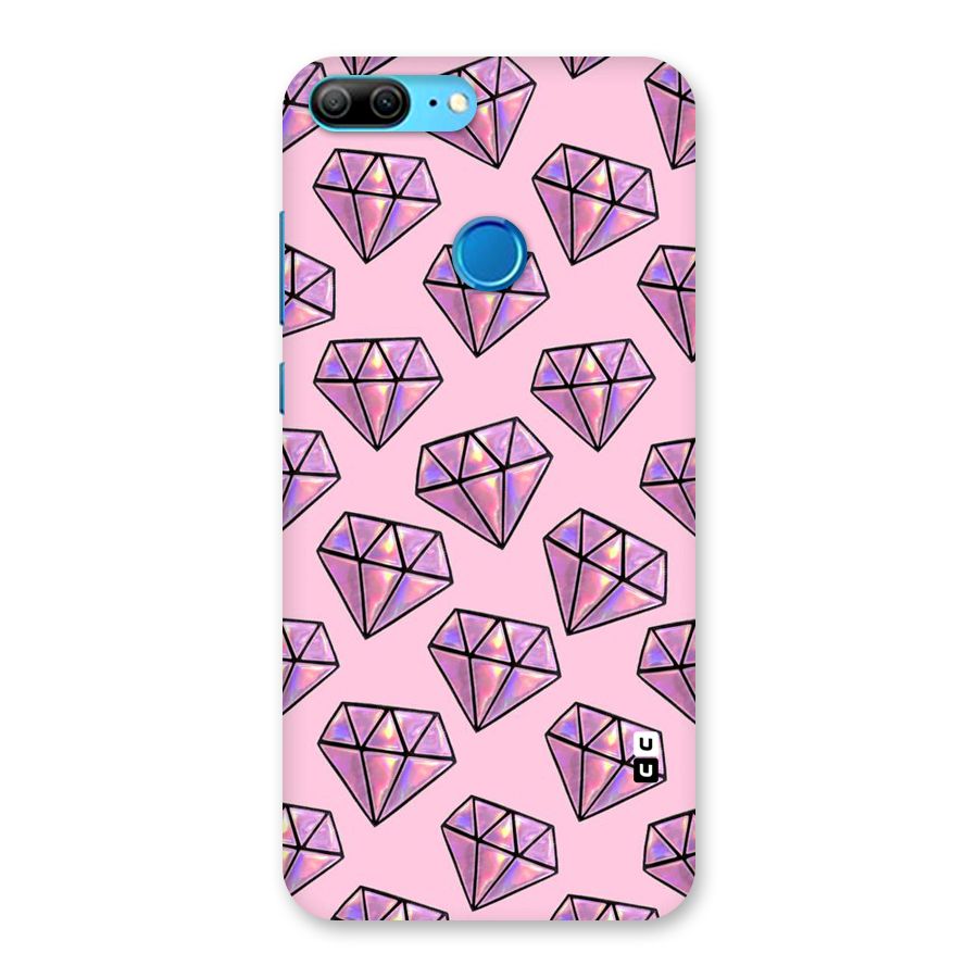 Purple Diamond Designs Back Case for Honor 9 Lite