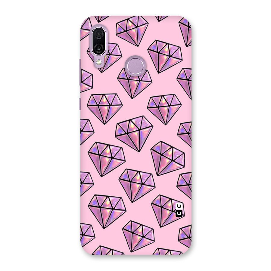 Purple Diamond Designs Back Case for Honor Play