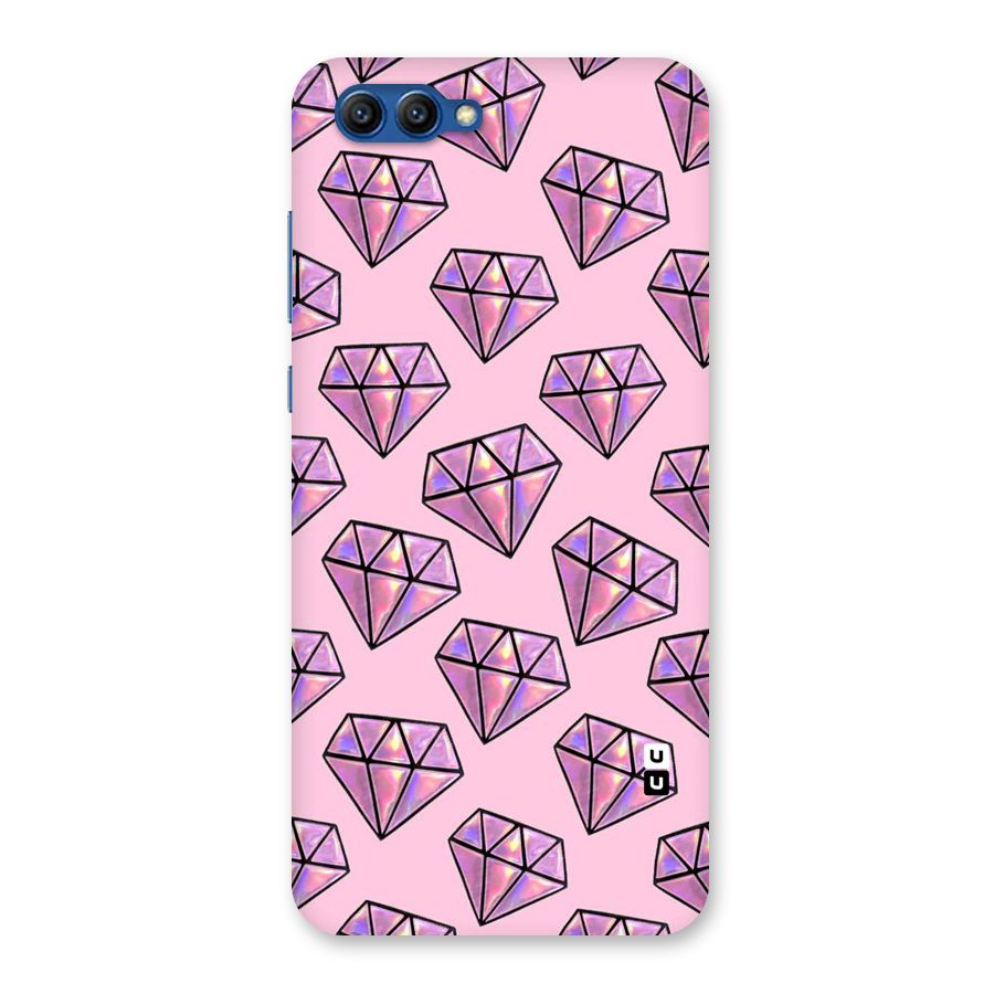 Purple Diamond Designs Back Case for Honor View 10