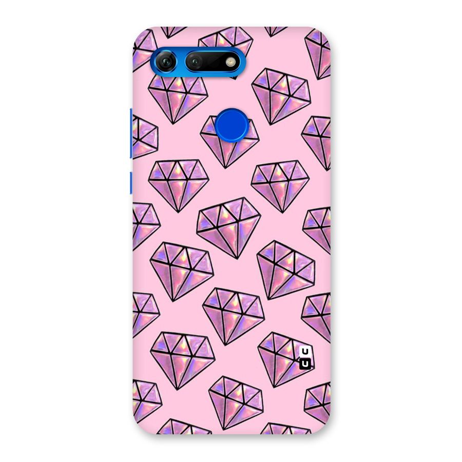 Purple Diamond Designs Back Case for Honor View 20