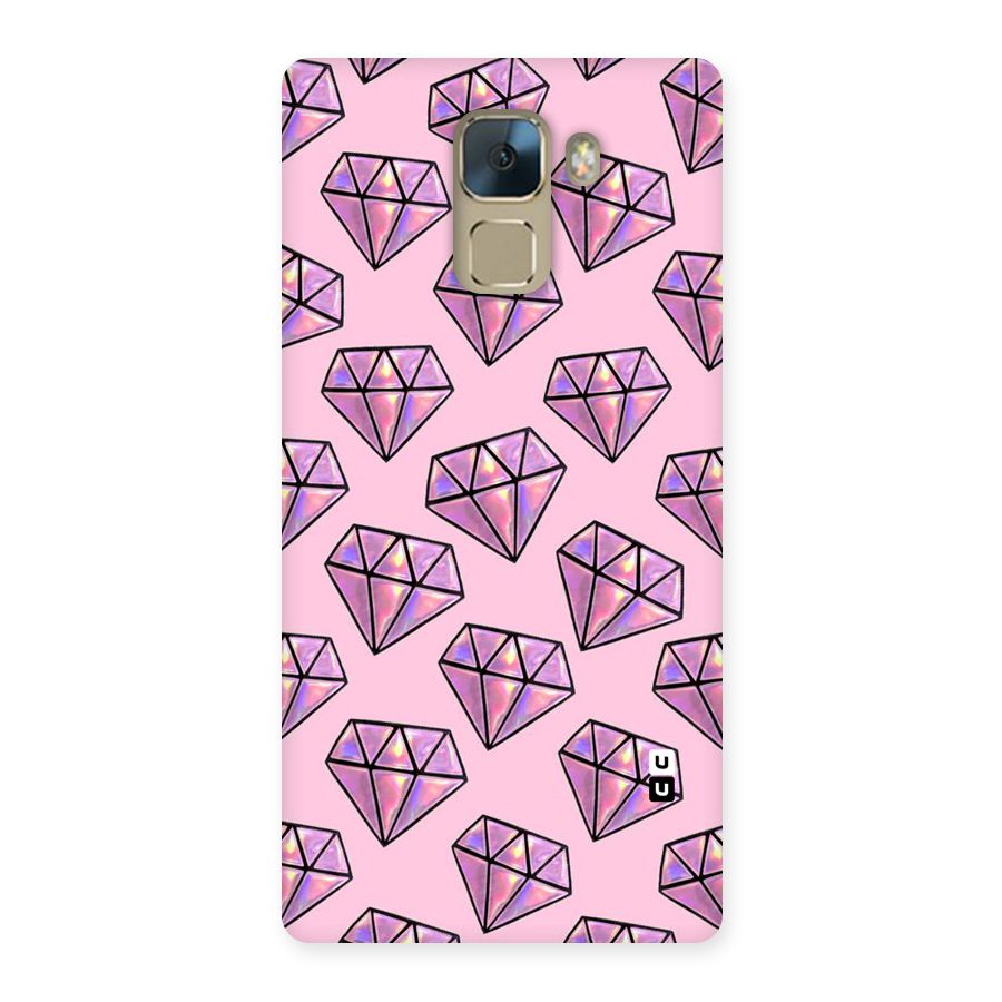 Purple Diamond Designs Back Case for Huawei Honor 7